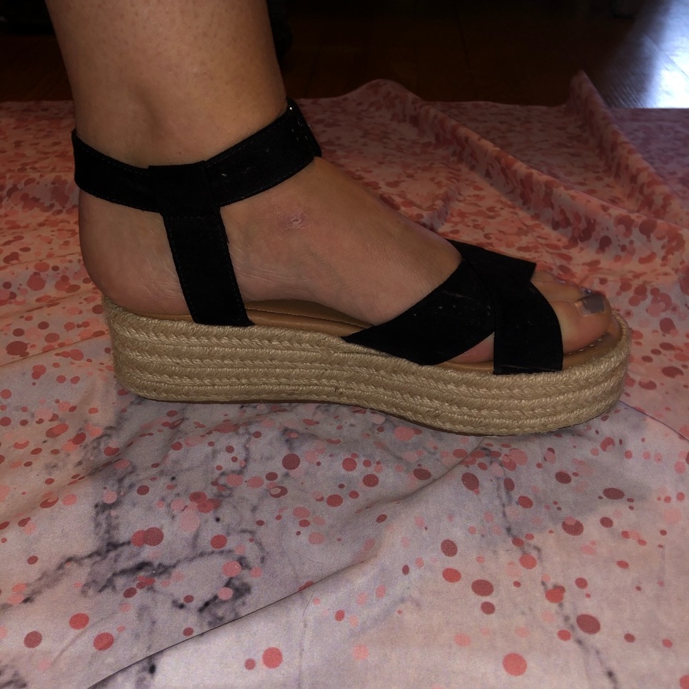 Black urban outfitter espadrilles